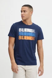 Blend Tee BHTee Herren T-Shirt Hellblau/Dunkelblau/Beige/Blau
