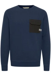 11 Project Sweatshirt PRPelle Dunkelblau/Türkis