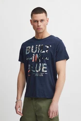Blend T-Shirt BLEND BHTee Hellblau/Blau/Dunkelgrün/Dunkelblau/Grün