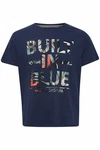 Blend T-Shirt BLEND BHTee Hellblau/Blau/Dunkelgrün/Dunkelblau/Grün