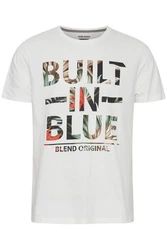 Blend T-Shirt BLEND BHTee Khaki/Weiß/Creme/Dunkelgrün/Beige