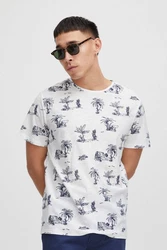 Blend T-Shirt BLEND BHTee Dunkelblau/Weiß/Hellblau/Creme