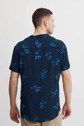 Blend Kurzarmhemd BLEND BHShirt Blau/Hellblau