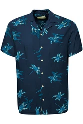 Blend Kurzarmhemd BLEND BHShirt Blau/Hellblau