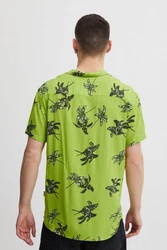 Blend Kurzarmhemd BLEND BHShirt Grün/Neonfarben/Dunkelgrün