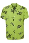 Blend Kurzarmhemd BLEND BHShirt Grün/Neonfarben/Dunkelgrün