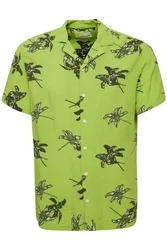 Blend Kurzarmhemd BLEND BHShirt Grün/Neonfarben/Dunkelgrün