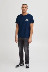 Blend T-Shirt BHTee Dunkelblau/Blau