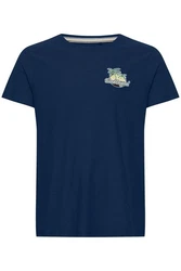 Blend T-Shirt BHTee Dunkelblau/Blau