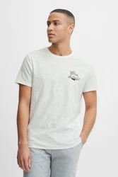 Blend T-Shirt BHTee Grau/Khaki/Hellblau