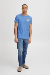 Blend T-Shirt BHTee Blau/Hellblau