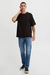 11 Project T-Shirt PRDeandre Dunkelbraun/Schwarz/Dunkelrot