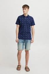 Blend 5-Pocket Jeans Shorts Twister Fit Slim/Regular Fit Hellblau/Creme/Blau