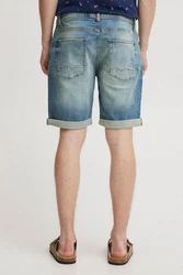 Blend 5-Pocket Jeans Shorts Twister Fit Slim/Regular Fit Hellblau/Creme/Blau