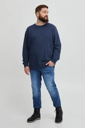 Blend Sweatshirt Style BHBRavin Dunkelblau/Blau