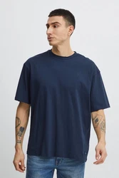 Blend T-Shirt BLEND BHTee Dunkelblau/Blau/Hellblau/Lila