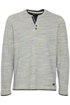 Blend Langarmshirt BLEND BHGrandad Khaki/Hellgrün/Grau