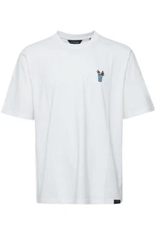 11 Project T-Shirt PRJust Weiß/Hellblau/Creme 11 Project T-Shirt PRJust Weiß/Hellblau/Creme