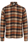 Blend Langarmhemd BHShirt Rot/Braun/Rosa