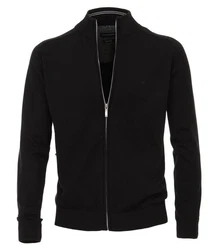 CASAMODA Cardigan Langarm mit Reißverschluss Strickjacke (004450) Schwarz (004450)