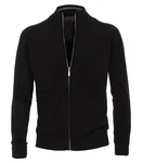 CASAMODA Cardigan Langarm mit Reißverschluss Strickjacke (004450) Schwarz (004450)