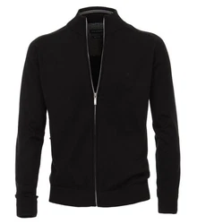 CASAMODA Cardigan Langarm mit Reißverschluss Strickjacke (004450) Schwarz (004450)