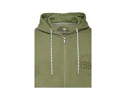 FYNCH-HATTON Sweatjacke Langarmshirt Cardigan Hood olive