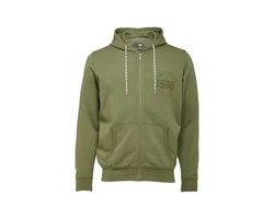 FYNCH-HATTON Sweatjacke Langarmshirt Cardigan Hood olive