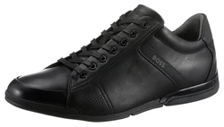 BOSS Sneaker mit Markenlabel Schwarz/Braun