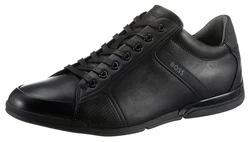 BOSS Sneaker mit Markenlabel Schwarz/Braun