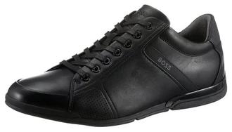 BOSS Sneaker mit Markenlabel Schwarz/Braun