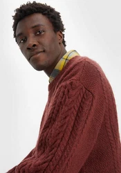 Levi's Pullover BATTERY CREWNECK Dunkelrot/Rot/Braun/Bordeaux