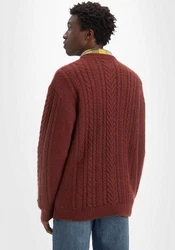 Levi's Pullover BATTERY CREWNECK Dunkelrot/Rot/Braun/Bordeaux