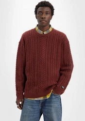 Levi's Pullover BATTERY CREWNECK Dunkelrot/Rot/Braun/Bordeaux