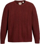 Levi's Pullover BATTERY CREWNECK Dunkelrot/Rot/Braun/Bordeaux