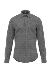 Businesshemd X-Slim X-Slim Langarm Kentkragen Druck
