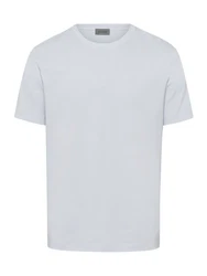 Hanro T-Shirt Living Shirts Grau/Hellblau/Blau