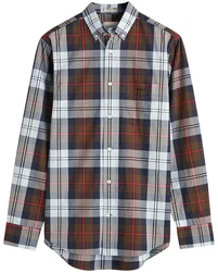 Gant Langarmhemd Karohemd Rot/Hellblau/Gelb/Braun