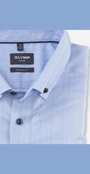 OLYMP Businesshemd (1314/44) Blau/Dunkelblau/Hellblau