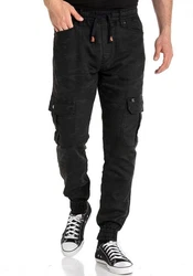 Cipo & Baxx Jogg Pants JEANS Schwarz/Khaki/Dunkelgrau/Dunkelgrün
