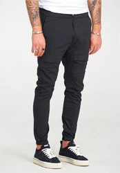 2Y Premium Chinohose ENRIKO Dunkelgrau/Schwarz/Dunkelblau/Khaki
