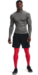 Under Armour Longsleeve HeatGear Mock Langarm-Oberteil Rot/Grau/Rosa/Grün