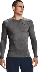 Under Armour HeatGear Armour Comp LS Langarmshirt Dunkelblau/Grau/Dunkelgrau