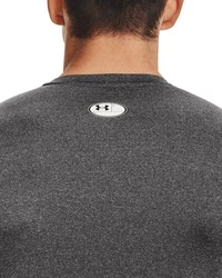 Under Armour HeatGear Armour Comp LS Langarmshirt Dunkelblau/Grau/Dunkelgrau