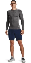 Under Armour HeatGear Armour Comp LS Langarmshirt Dunkelblau/Grau/Dunkelgrau