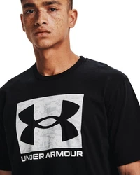 Under Armour T-Shirt ABC Camo Boxed Logo Schwarz