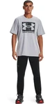 Under Armour T-Shirt ABC Camo Boxed Logo Grau/Rot/Hellgrau/Dunkelgrau