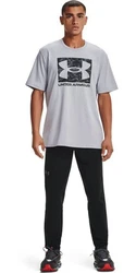 Under Armour T-Shirt ABC Camo Boxed Logo Grau/Rot/Hellgrau/Dunkelgrau