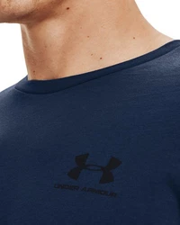Under Armour Kurzarmshirt UA SPORTSTYLE LC SS Dunkelblau/Blau