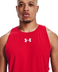 Under Armour T-Shirt UA Baseline Tanktop Rot/Dunkelrot